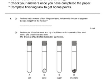 Chemistry End of year 8