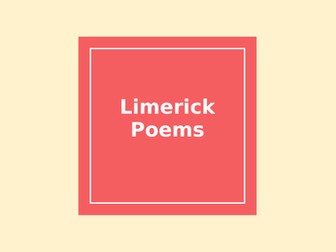 Limerick Poems - Year 6