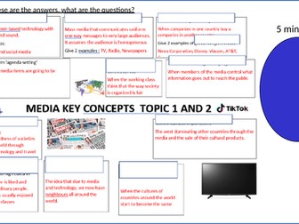 AQA A Level Sociology Media Topic Selection and Presentation of the News