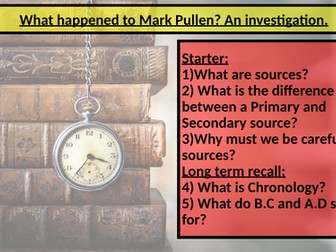 The case of Mark Pullen- a Historical Investigation