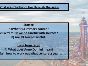 Local History- Blackpool project