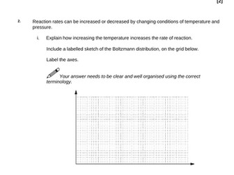 OCR A level Chemistry 3.2.2 Boltzmann distribution