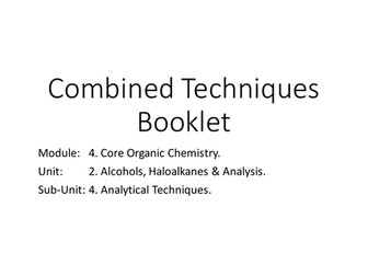 OCR A level Chemistry 4.2.12 Combined Techniques