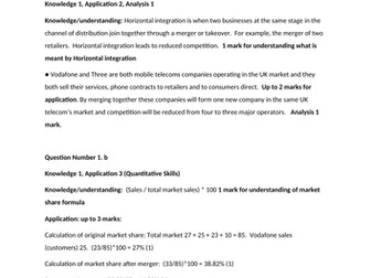 Vodafone and Three Merger Data Response