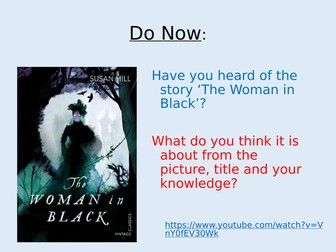 Analysing language methods: The Woman In Black