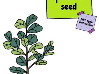 Planting a seed Instruction Planning