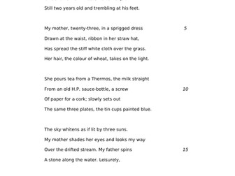 AQA GCSE English Literature poetry 30 marker