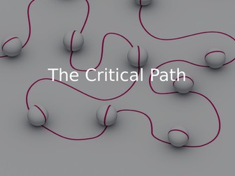 The Critical Path - Maths