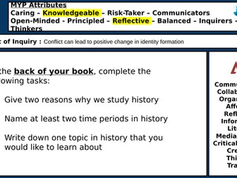 Year 7 History: Skeletons in the Field, Mystery/Investigation