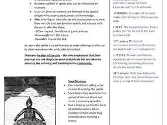 Shamanism/ Shamans - Religious Studies