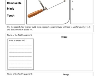 Ks3 product design equipment worksheet