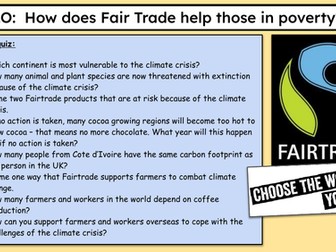 How Does Fairtrade Help Those in Poverty? (Full Lesson)