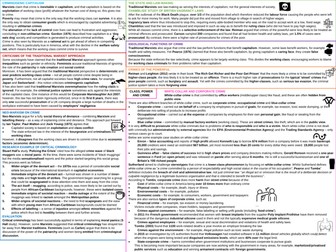 AQA A-Level Sociology Crime and Deviance Revision Posters