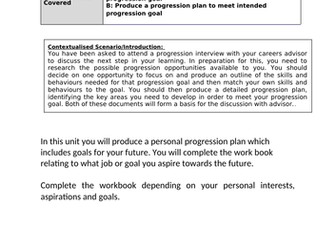 A2 Developing a Personal Progression Plan Workbook