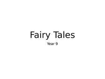 Fairy Tales Lesson