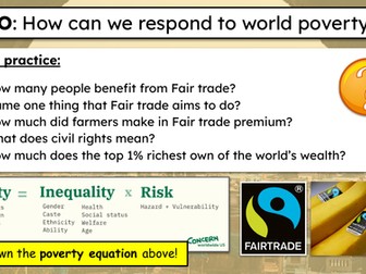 RE: What are the solutions to world poverty? (Full Lesson)