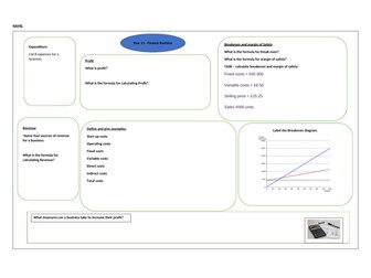 Revision Learning Mat