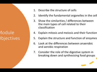 SKE (Subject Knowledge Enhancement) Biology