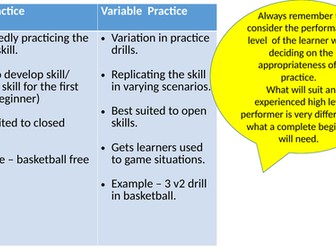 GCSE Practice Structures