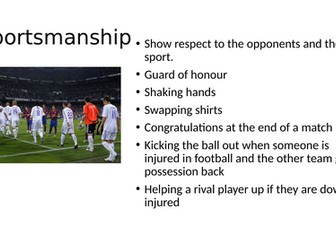 GCSE - Socio-cultural - Sportsmanship and Gamesmanship