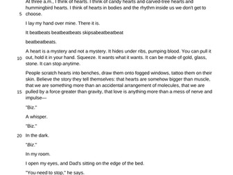 AQA Language Paper 1 x 7