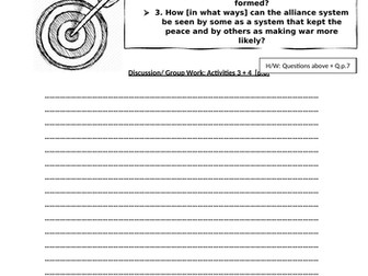 History IGCSE/GCSE: Origins and Course of the First World War (1905-18)