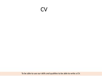 CV