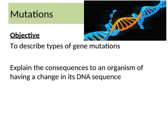 Mutations and mutagens