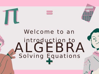 Introduction to Algebra - Solving Addition, Subtraction, Multiplication and Division