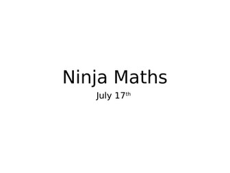 End of term Maths Fun Activities