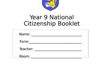 Year 9 Citizenship Form Time Booklet