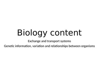 Biology A Level notes units 3 and 4