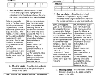 Year 7 - Introducing oneself