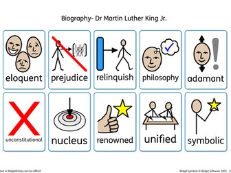 English Unit Martin Luther King Biography