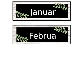 Botanical class calendar