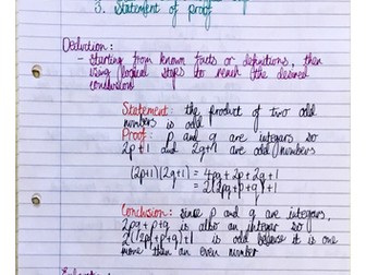 Edexcel A level Pure Maths Written Notes