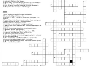 Giant AQA Paper 1 Crossword