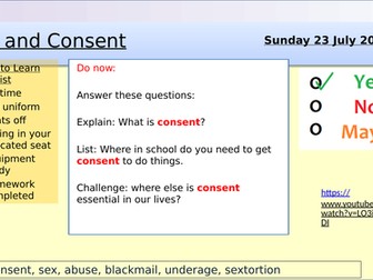 Consent lesson