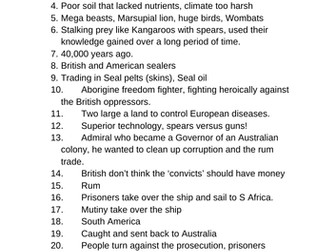 British Empire SOW for KS3, lessons + homework