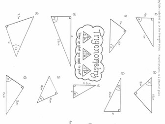 Trigonometry Review Sheet