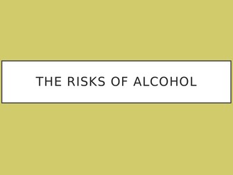 Dangers of Alcohol power point for teens