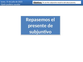 Imperfect subjunctive