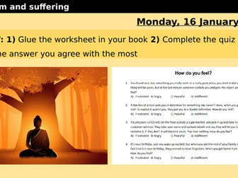 Buddhism and Suffering