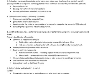 AQA A Level PE Paper 1 Sociology - Technology and Data