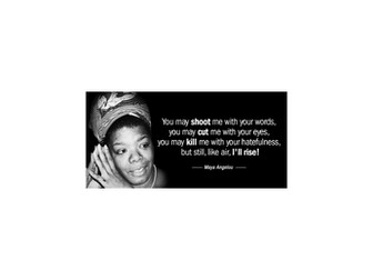 Maya Angelou Poster