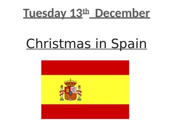 Spanish Christmas information