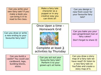 Fairyland homework grid