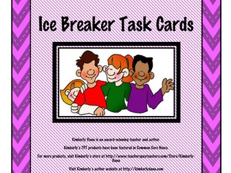 Ice Breaker Task Cards