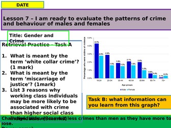 Lesson 8 - Gender and Crime