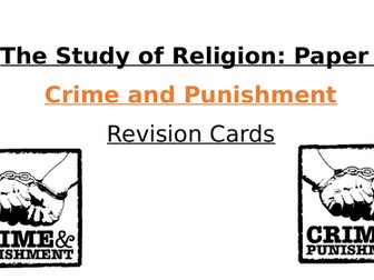 AQA Religious Studies Revision Cards - Crime and Punishment